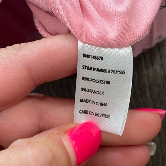 NWOT Sophia and Lily Ribbed Unicorn Diamond Pink Joggers Size 10/12 - Picture 5 of 6